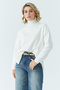 Women's Half Fisherman Loose Sweater 4964 - 2