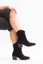 Merita Real Leather Women's Western Boots Black Suede - 6