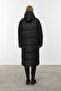 Hooded long puffer jacket - 4
