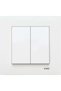 Viko Karre Double White Color Commutator Switch 12 Pieces - Framed - 3