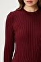 Women's Laila Burgundy Knitted Dress - 4