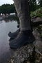 Cold-Proof Unisex Outdoor Trekking Boots Shoes Black - 8