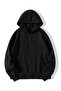 Big Spider Sweatshirt Zippered Cardigan - Black Printed Oversize Pocket Winter Hoodie - 3