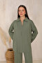 Khaki Cardigan Knitwear Set 62-5073 - 4