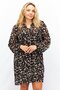Women Printed Mini Casual Dress, Multicolor