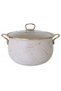 Cream Marble 26 cm Diameter 6.2 Liter Enamel Milk Yogurt Stew Pot Please Pay Attention to the Dimensions