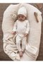 Organic Natural Goat Hair Soft Baby Mansion Hair Brush and Natural Boxwood Wooden Comb 2-Piece - 6