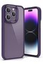 iPhone 14 Pro Max Case with Shiny Edges, Transparent Back, Colorful Cover with Sensitive Buttons - 5