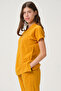 Lycra Scrubs Mustard Bat Sleeve Doctor Nurse Jersey Suit - 3