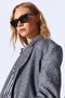 Oversize Houndstooth Coat |   Mkw 399168 -01 - 7