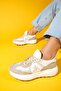 Nolton Beige-White Women's Sneakers - 5