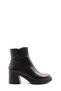 Tugerdi Black Fur Lined Genuine Leather Zippered Rubber Sole Women's Boots Tg 097571126124924 - 4