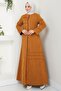 غير المتماثلة مضلع مفصلة من جلد الغزال Ferace Tan HM2545 - 3