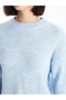 Crew Neck Solid Long Sleeve Women's Knitwear Sweater - W4Ab00Z8 - 4