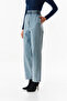 Elastic Waist Pocketed Wide Leg Jeans - 4