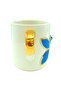 24 Carat Gold Embroidered Handmade Fish Mug - Fish Mug, Handmade Mug, 330 ml - 2