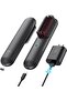 PORTA Mini Cordless Hair Straightener Brush with USB Rechargeable, Anti-Scald & Auto-Off, Black