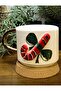 24 Carat Gold Decorated, New Year's Eve Christmas Candy Cane Embossed, Handmade Gift Mug - 2