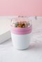 Portable Yogurt Container with Spoon - 700 ml Practical Food Cup