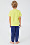 Boys' Neon Yellow Pajama Set 50273855-VR168 - 4