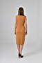 Camel Judge Collar Dress - 5
