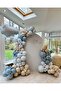 Balloon Set Deep Ocean-Sea Sand-Storm Blue 100 Pcs Balloon Chain Set - 3