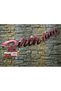 Pink Colored Metallic Happy Birthday Handwritten Banner - 4