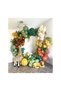 Balloon Set Mildew Green-Burnt Orange-Turmeric-Dark Green-Sea Sand Set of 60 Balloon Chain