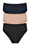 3-Piece Camisole High Waist Large Size Women's Panties