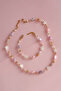 Fancy Pearls Doğal Taş Sedef Kolye - 6