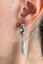 316L Steel Hanging Pearls Earrings - 2