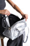 Women's Gray Parachute Fabric Medium Size Inflatable Zipper Detailed Side Pocket Daily Casual Stylish Model Bag - 6