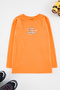 Orange Boy's Back Printed Knitted T-Shirt Tkdaw25Ts00033 - 3