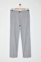 Gri Pileli Klasik Baggy Fit Kumaş Pantolon TMNSS24PL00024 - 6