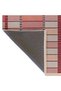 Paris Collection Orange Tones Geometric and Striped Transitional Pattern Modern Decorative Rug 159 - 5
