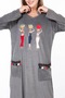 Women's Long Sleeve Velvet Dress