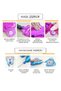 2 Years Old Blue Number Foil Balloon Retro Blue Pink Satin Heart Foil Balloon Birthday Balloon Set - 3