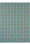 Paris Collection Green and Beige Tone Geometric Motifs Patterned Vintage Decorative Carpet 162 - 4