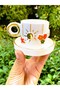 Premium Quality 24 Carat Gold Detailed, Handmade Cup, Christmas Cup, Espresso Cup, Demitasse Cup - 3