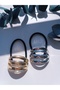 Pinterest Gold and Silver Triple Look Metal Buckle - 2