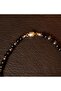Onyx 2 Row Evil Eye Protection Power and Peace Necklace - 6