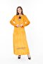 Women's Long Sleeve Velvet Dress - 5