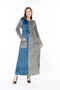 Women's Long Sleeve Velvet Dress - 7