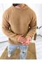 Sweater Oversize Anti-Pilling Fleece Sweater Loose Fit Natural Cotton Comfortable Cut Loose Plush Sweater - 3