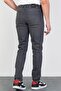 Men's Dark Gray Slim Fit Lycra Jean Jeans Trousers Hltvalgrey-K - 6