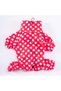 Fuchsia Dots Dog Jumpsuit Raincoat Dog Raincoat Dog Outfit Dog Dress - 3