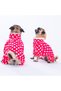 Fuchsia Dots Dog Jumpsuit Raincoat Dog Raincoat Dog Outfit Dog Dress - 2