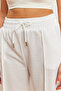 Women's White Wide Leg Casual Sweatpants 2396 60751003 - 3