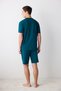 Love Multicolored Pajama Set with Shorts - 6