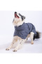 Gray Colombia Medium and Large Breed Dog Raincoat Dog Outfit Dog Dress - 3